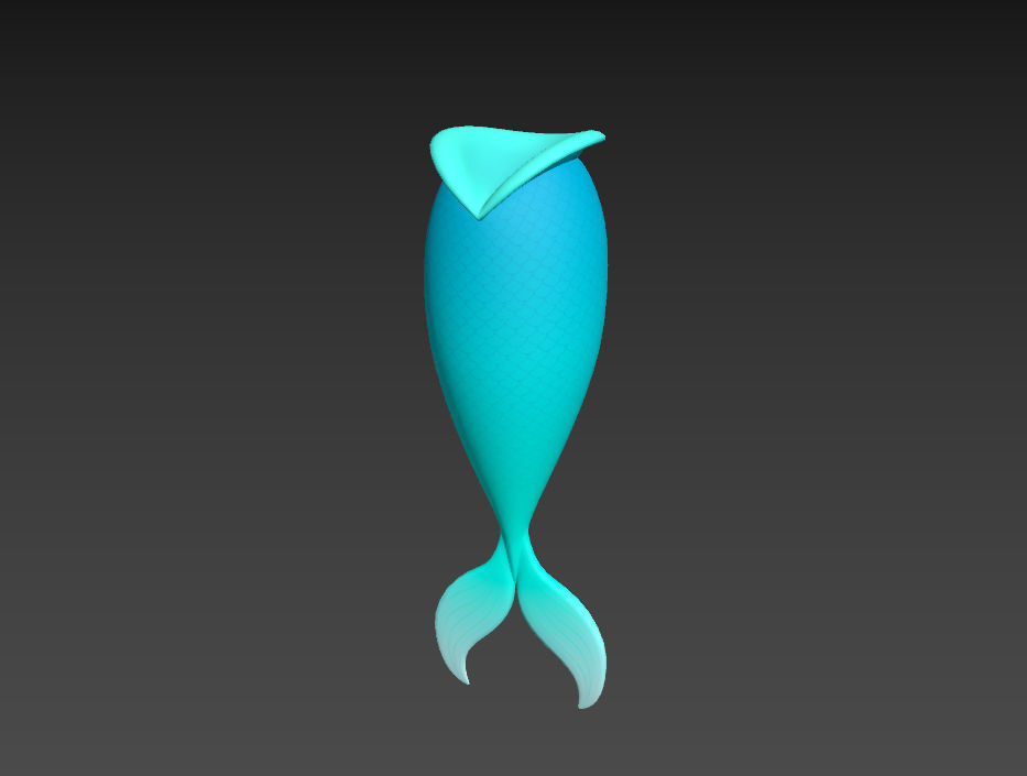 Mermaid Tail 3D model_18
