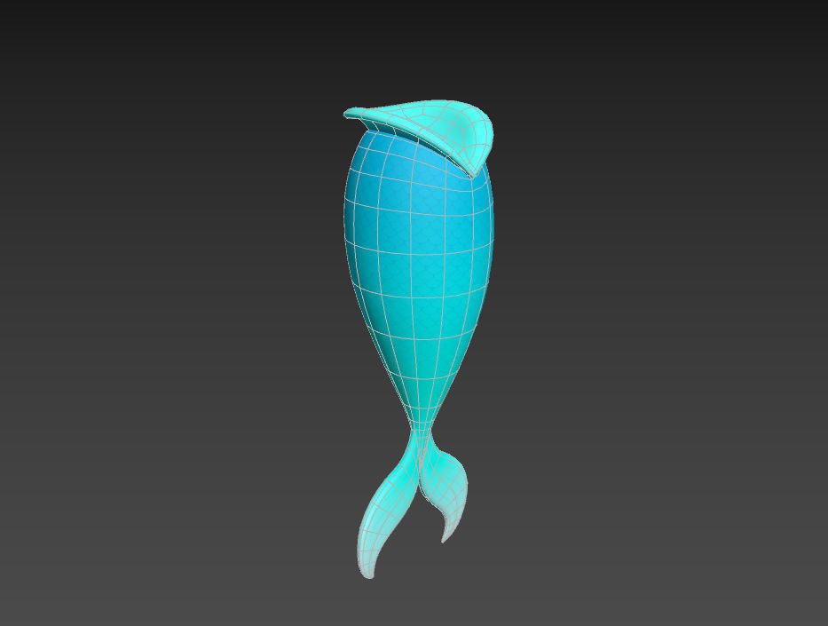 Mermaid Tail 3D model_21