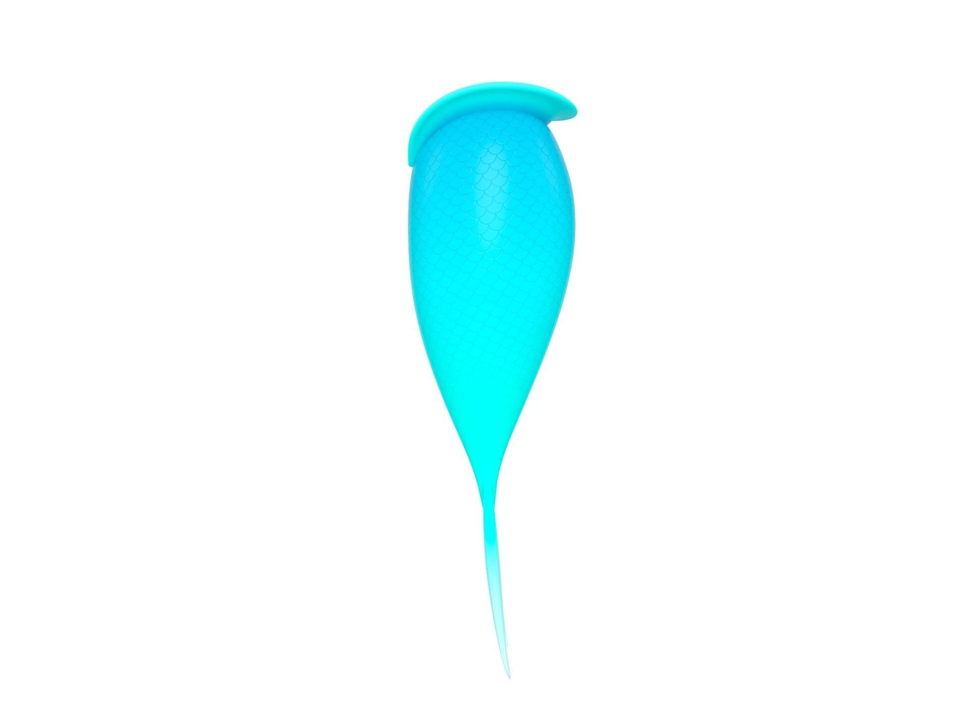 Mermaid Tail 3D model_2