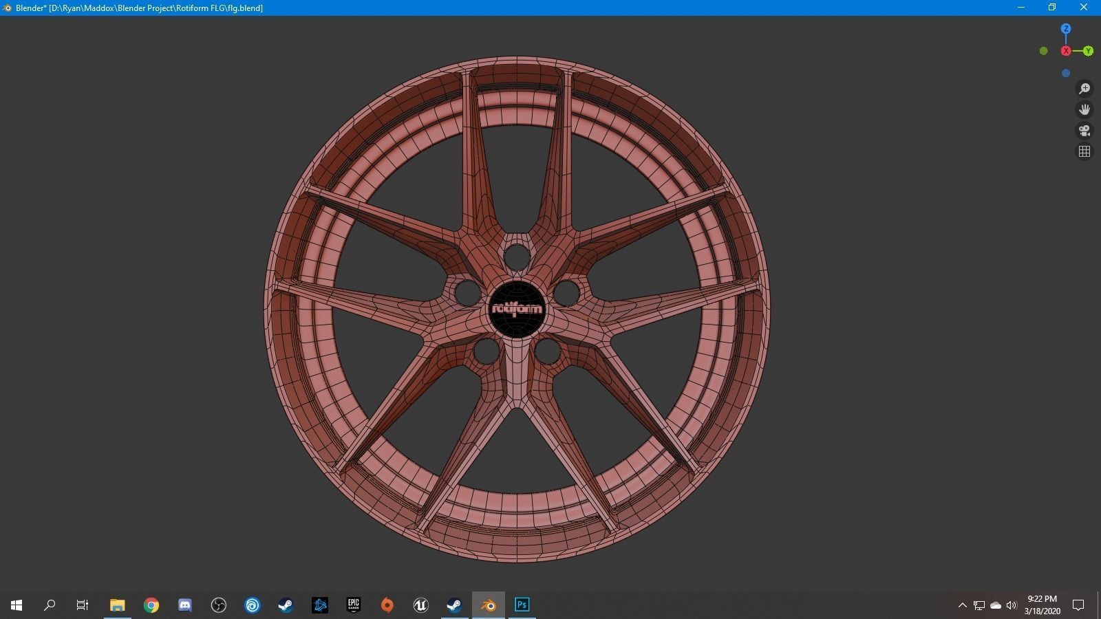 Rotiform FLG 3D model_7