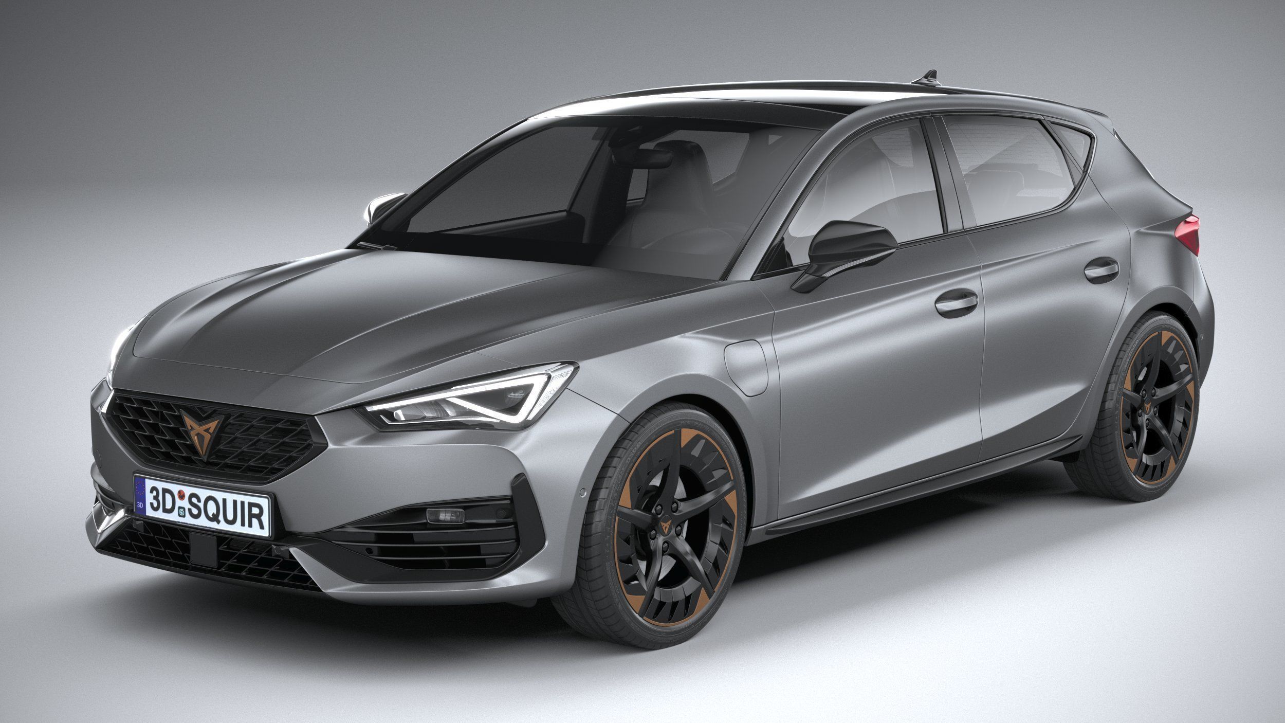 Seat Leon Cupra 5-door 2021 3D model_1