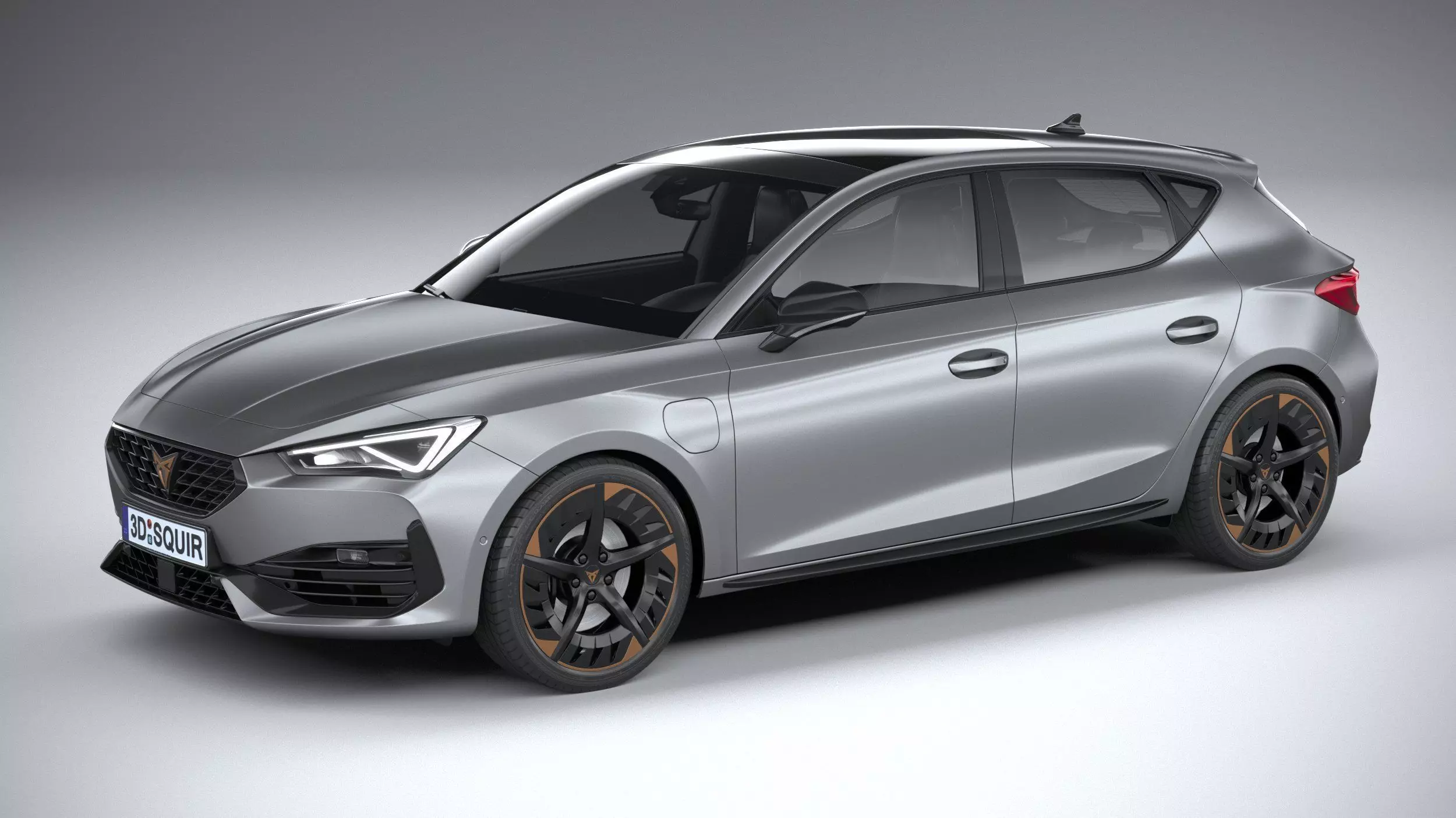 Seat Leon Cupra 5-door 2021 3D model_0
