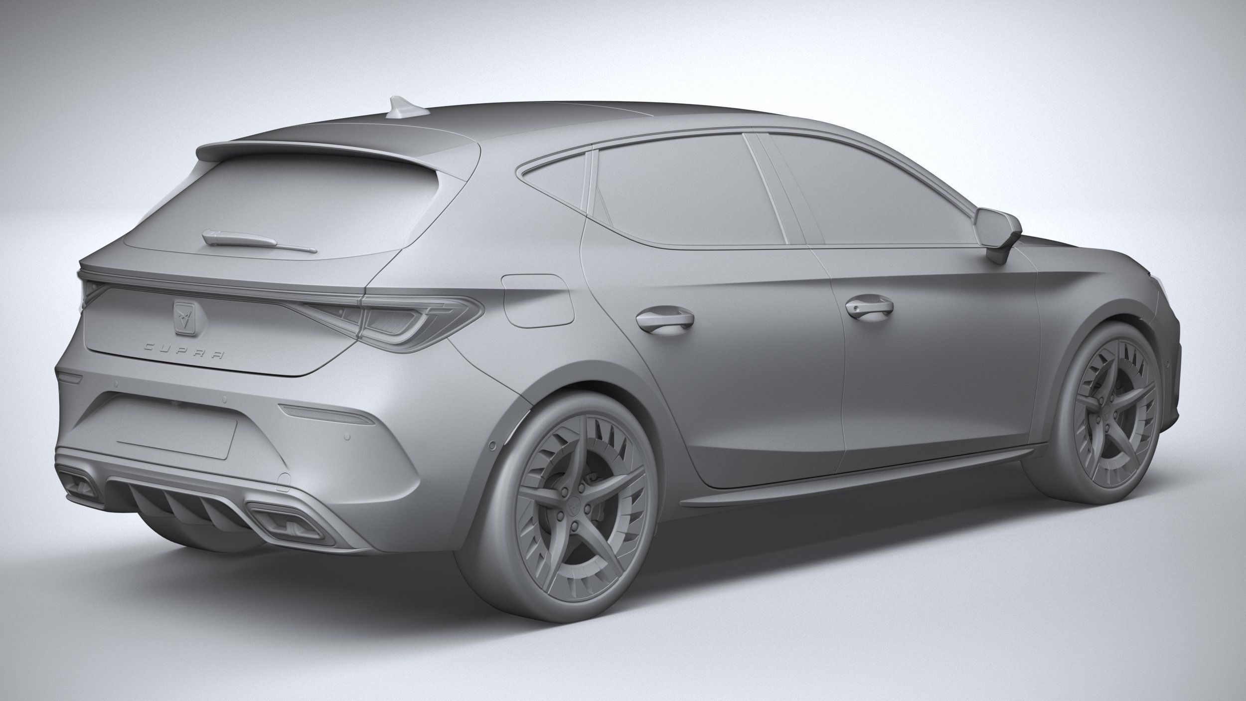 Seat Leon Cupra 5-door 2021 3D model_25