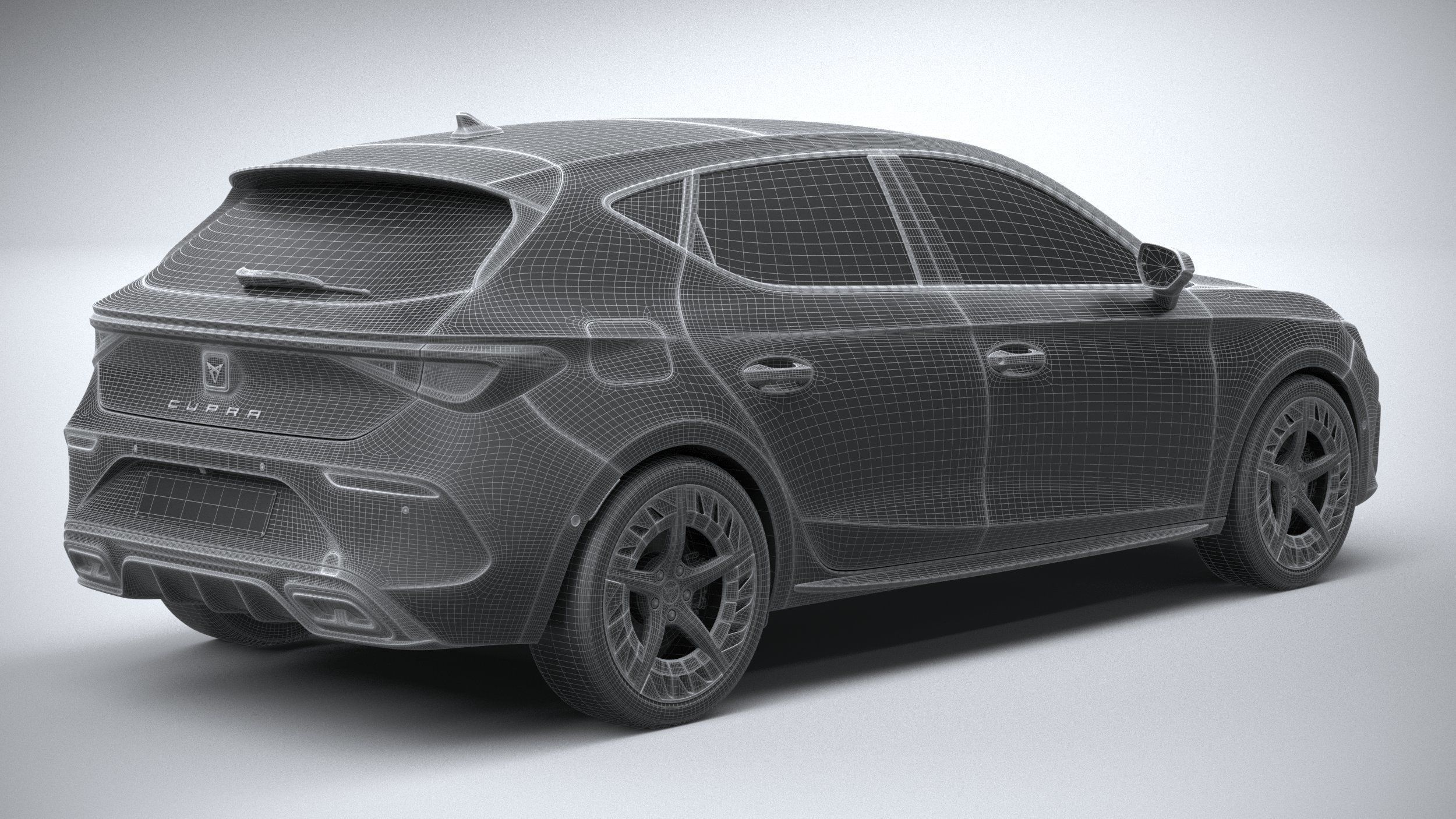 Seat Leon Cupra 5-door 2021 3D model_27