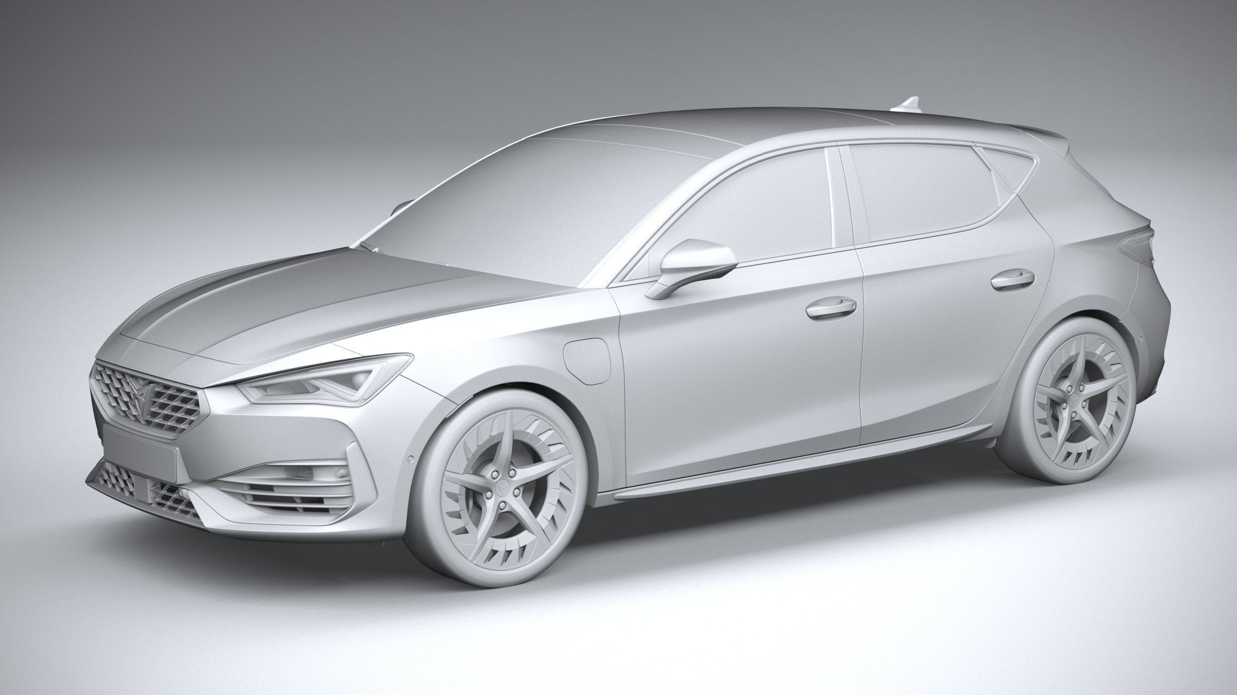 Seat Leon Cupra 5-door 2021 3D model_19