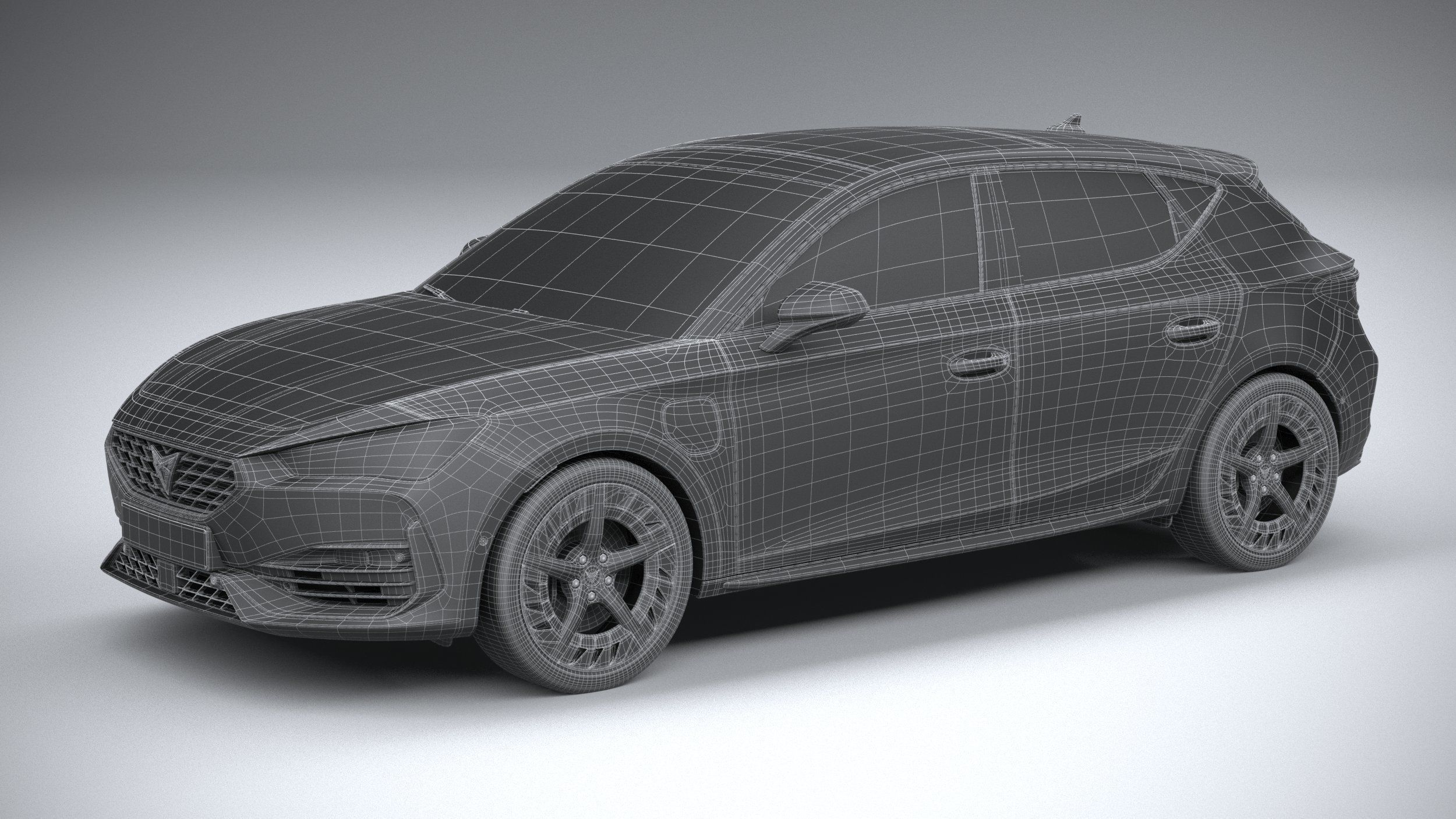 Seat Leon Cupra 5-door 2021 3D model_28