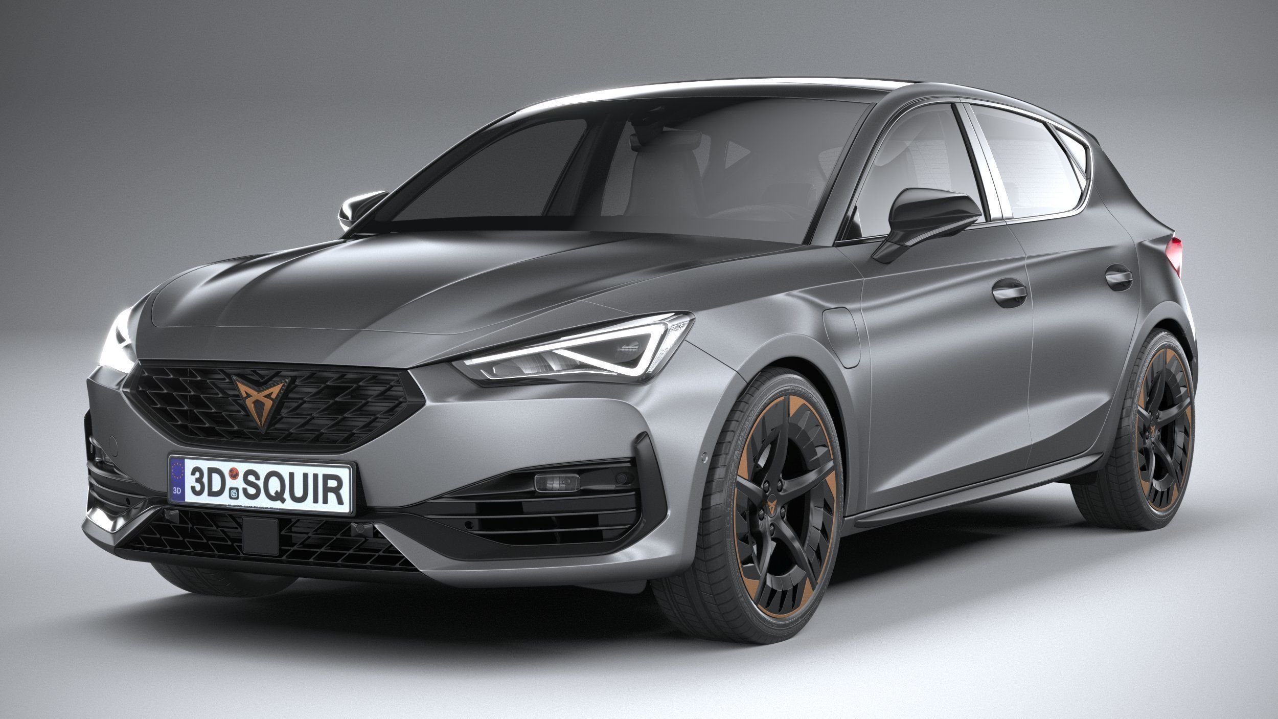 Seat Leon Cupra 5-door 2021 3D model_2