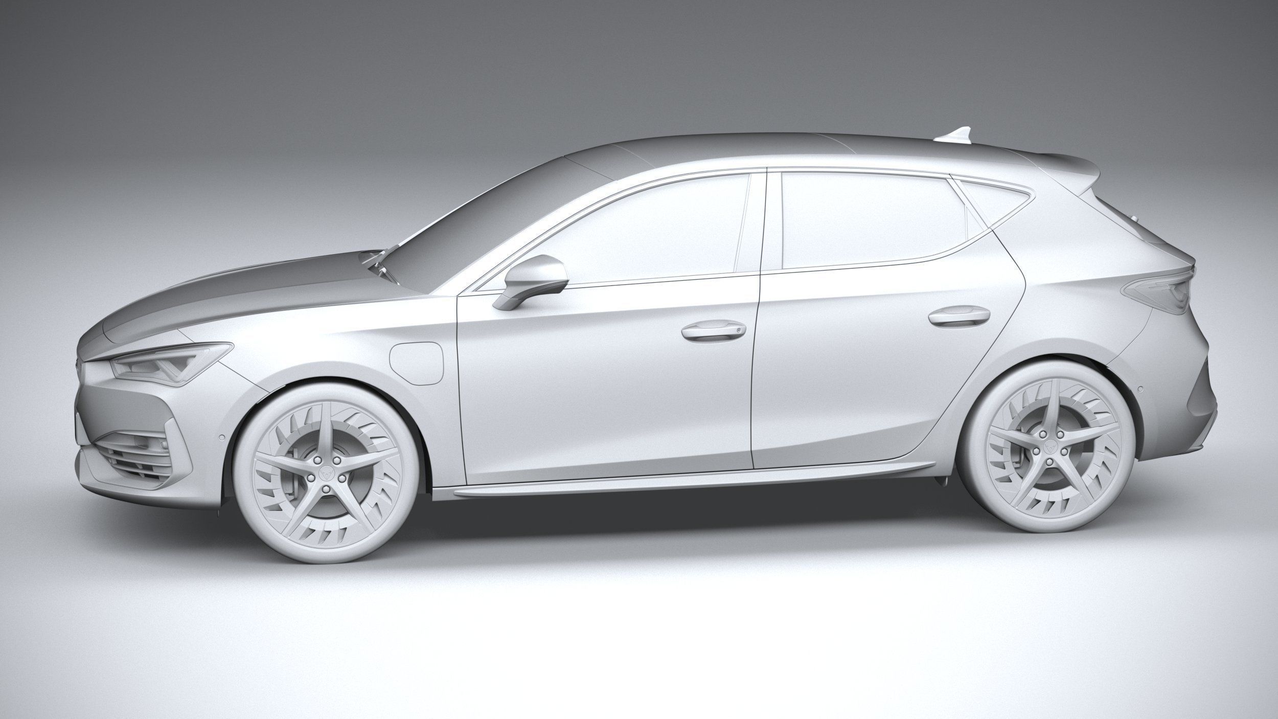 Seat Leon Cupra 5-door 2021 3D model_22
