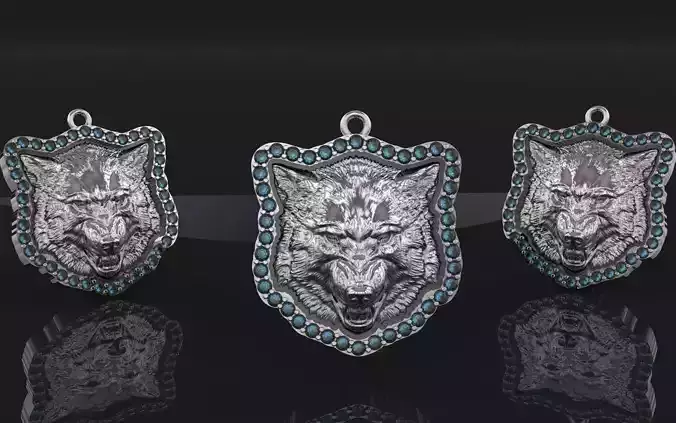 Wolf Pendant 