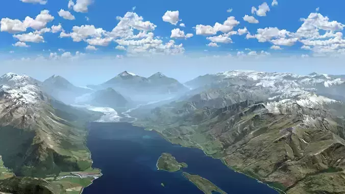 Mountains Landscape - Glenorchy New Zealand