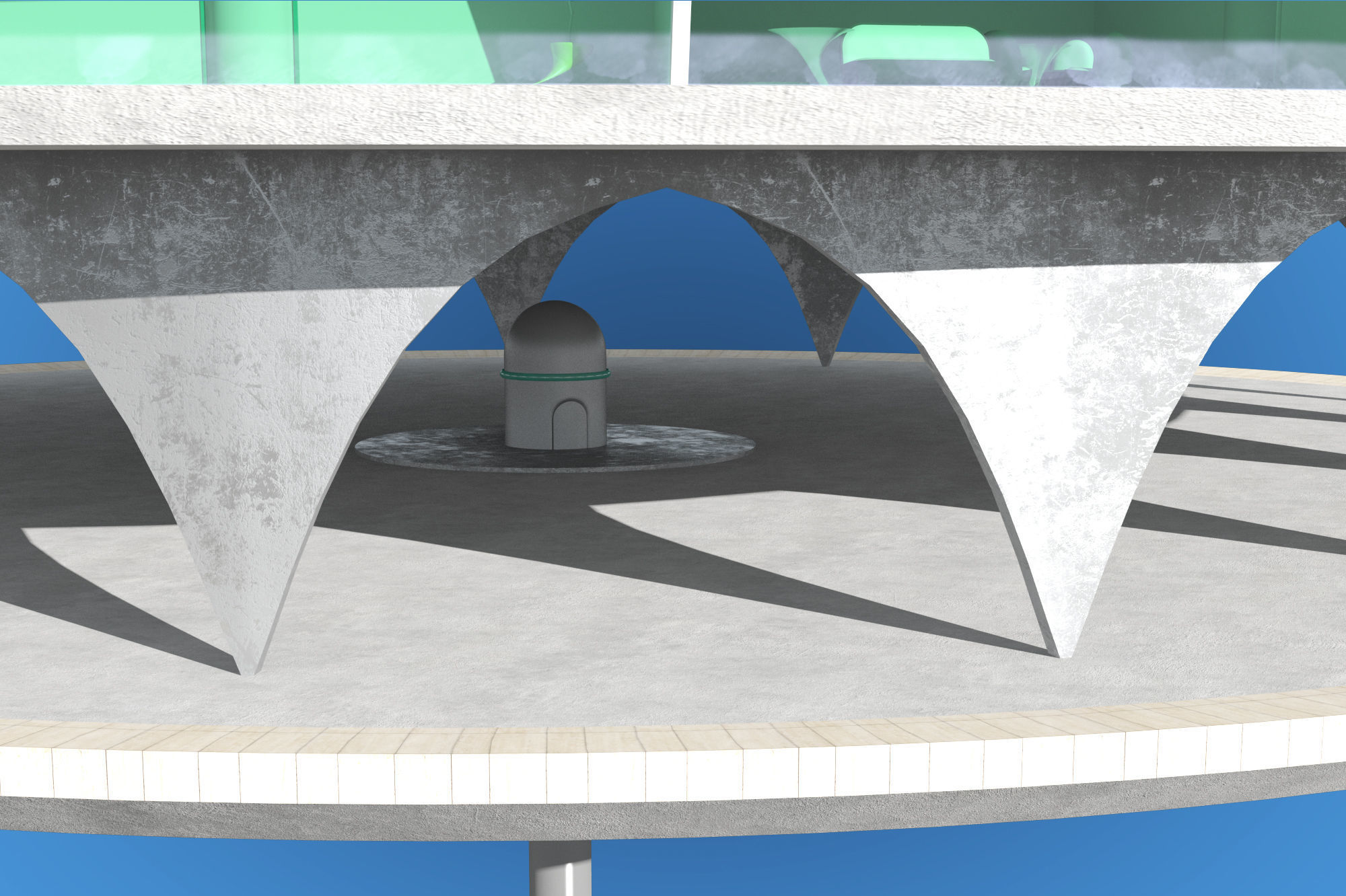 Futuristic Architecture Skyscraper 02 3D model_9