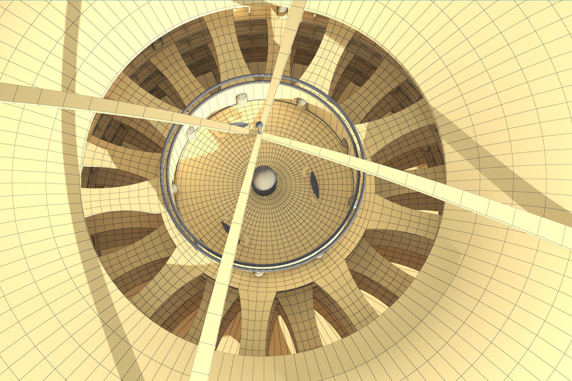 Futuristic Architecture Skyscraper 02 3D model_3