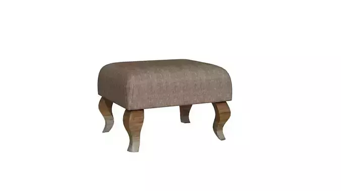 Stool foot with wooden legs