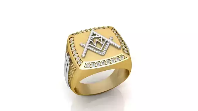 W - LETTER  SIGNET RING