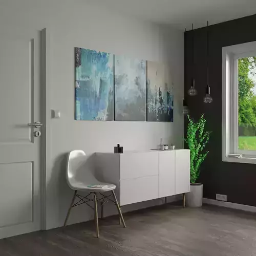 Low-poly modern interior 