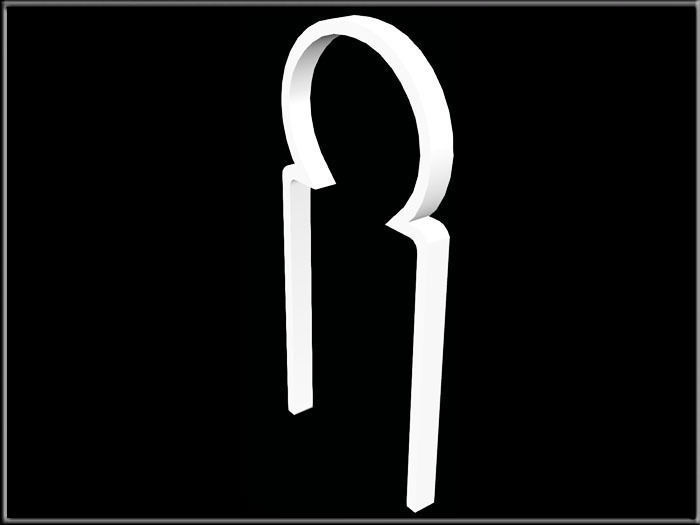 Horseshoe Arch Low-poly 3D model_2