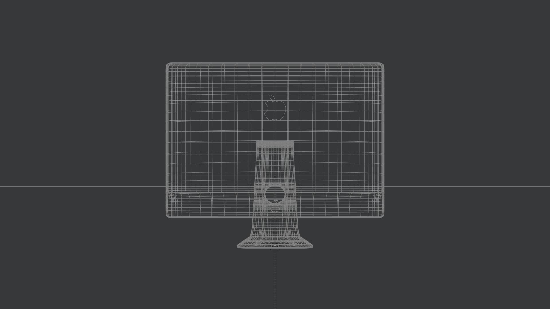 iMac 2020 concept 3D model_5