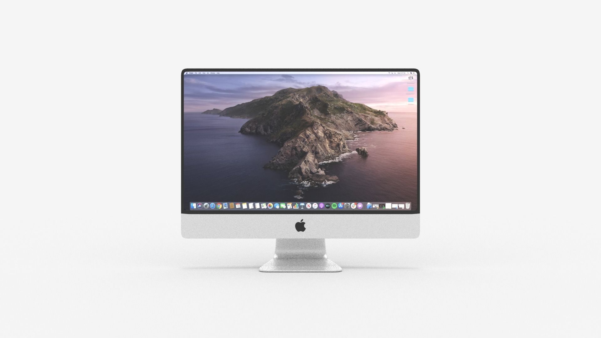 iMac 2020 concept 3D model_0