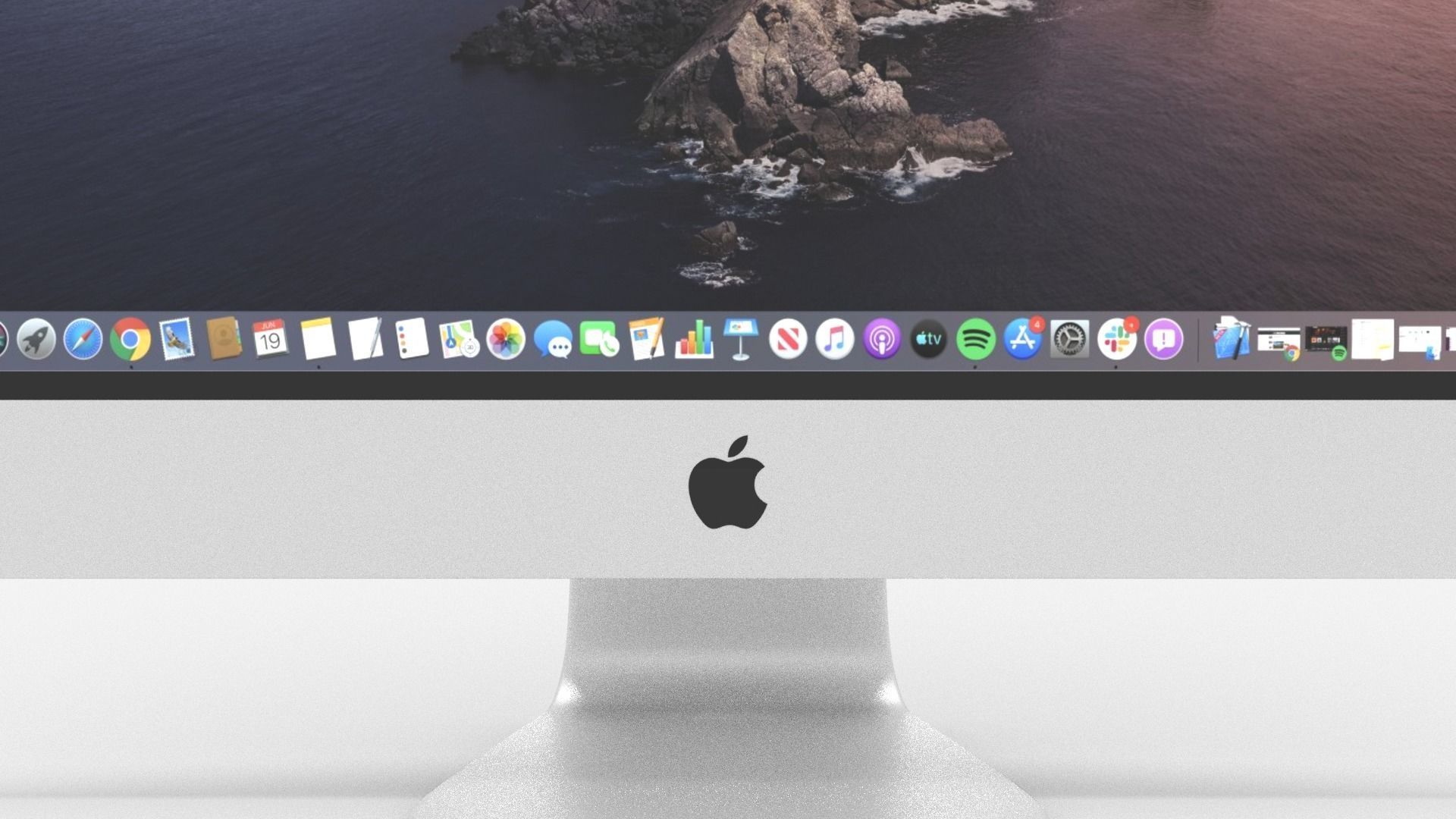 iMac 2020 concept 3D model_1