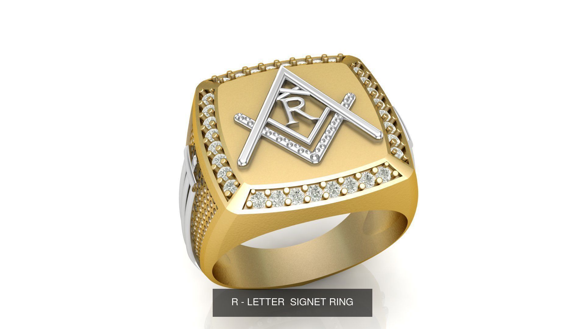ALPHABETS  SIGNET RING COLLECTION _19