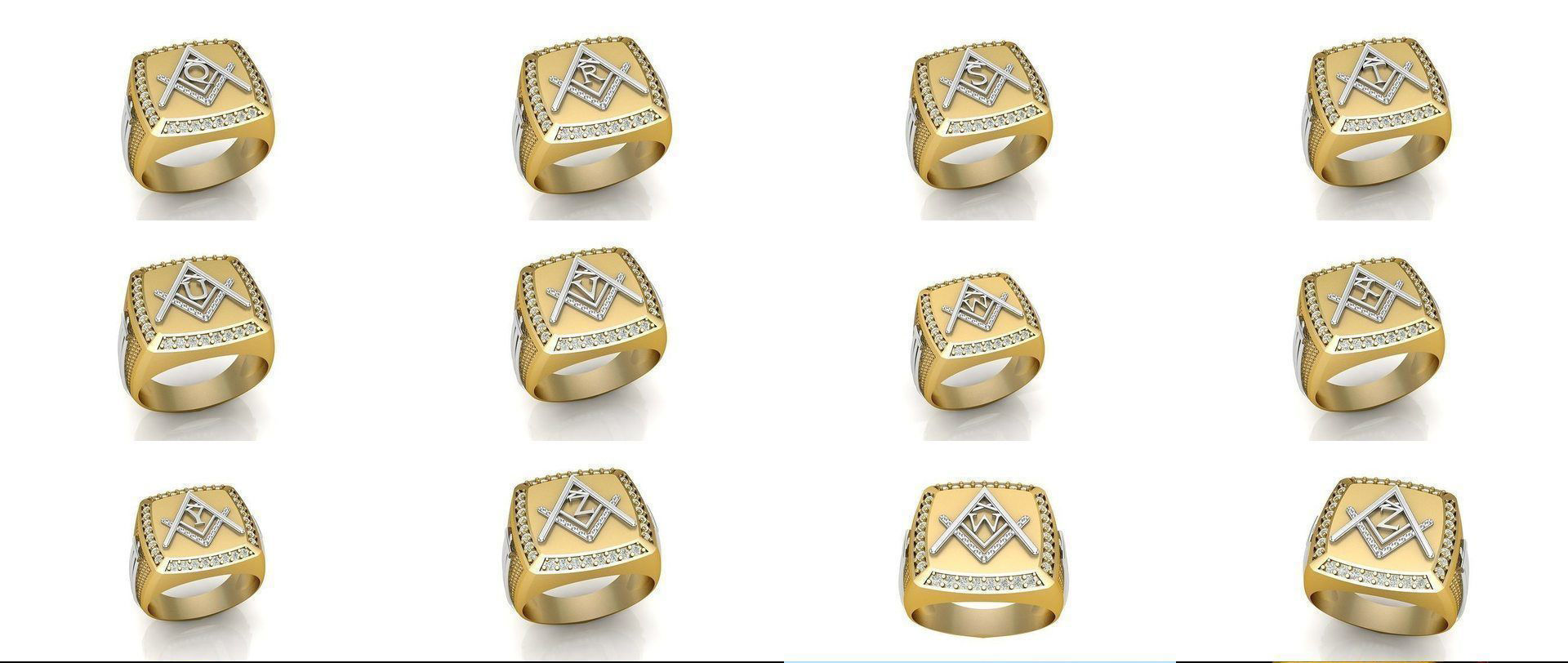 ALPHABETS  SIGNET RING COLLECTION _1
