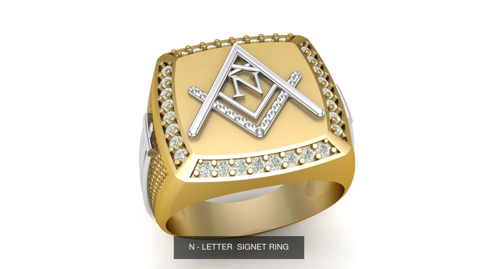 ALPHABETS  SIGNET RING COLLECTION _16
