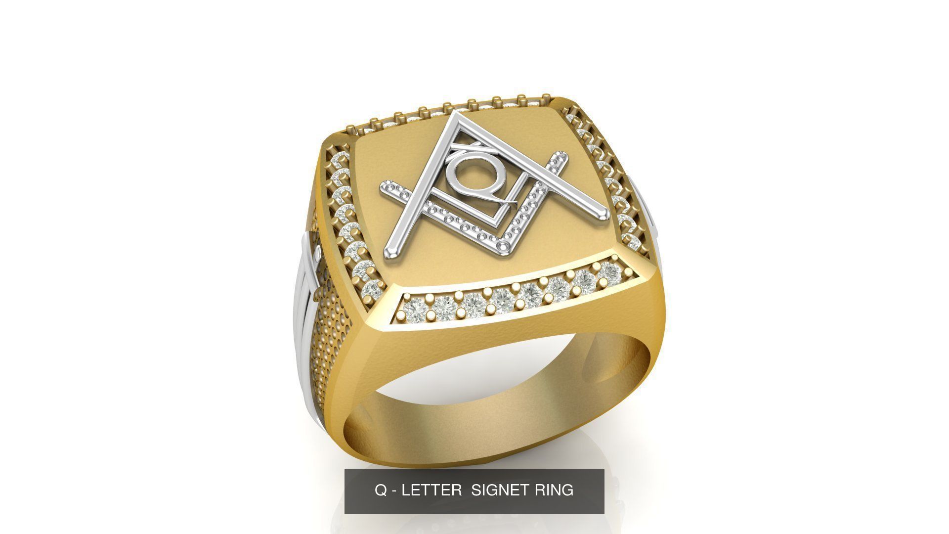 ALPHABETS  SIGNET RING COLLECTION _18