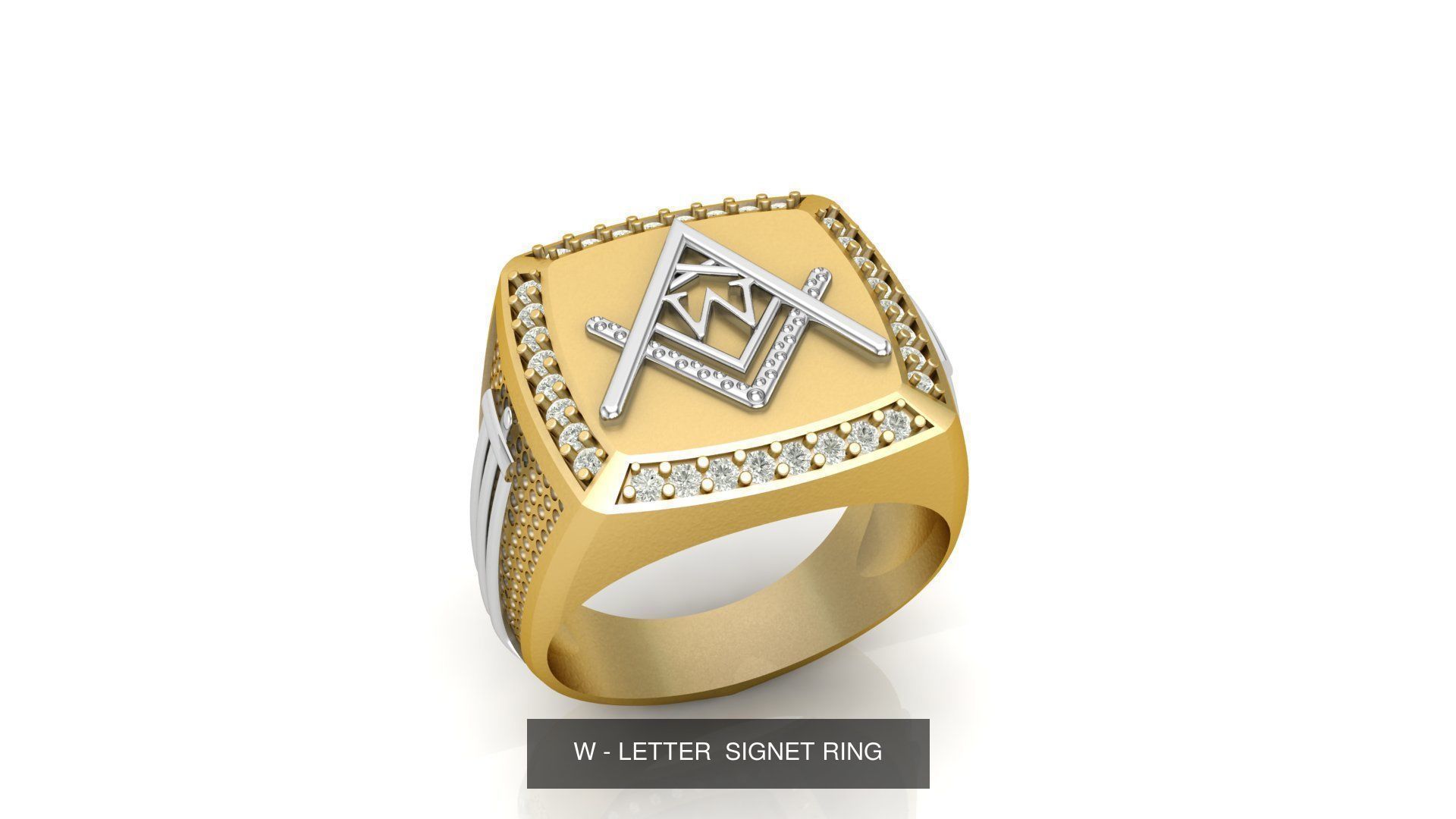 ALPHABETS  SIGNET RING COLLECTION _24