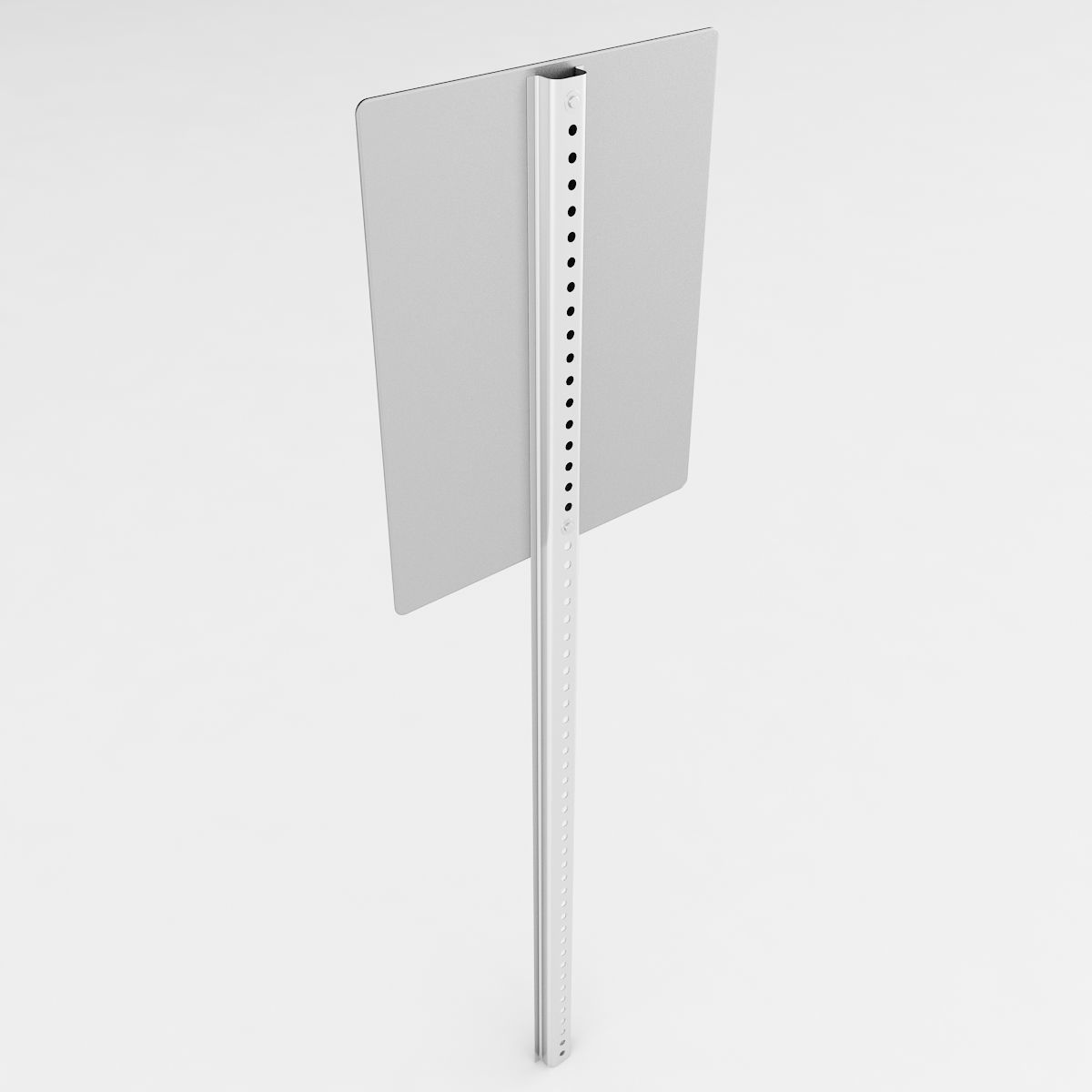 One Way Sign 3D model_1
