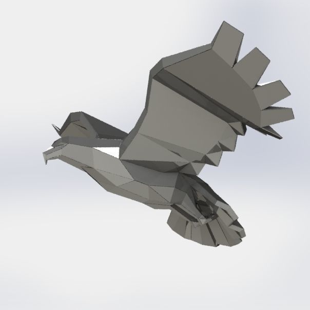 Eagle model sheet metal 3D model | CGTrader