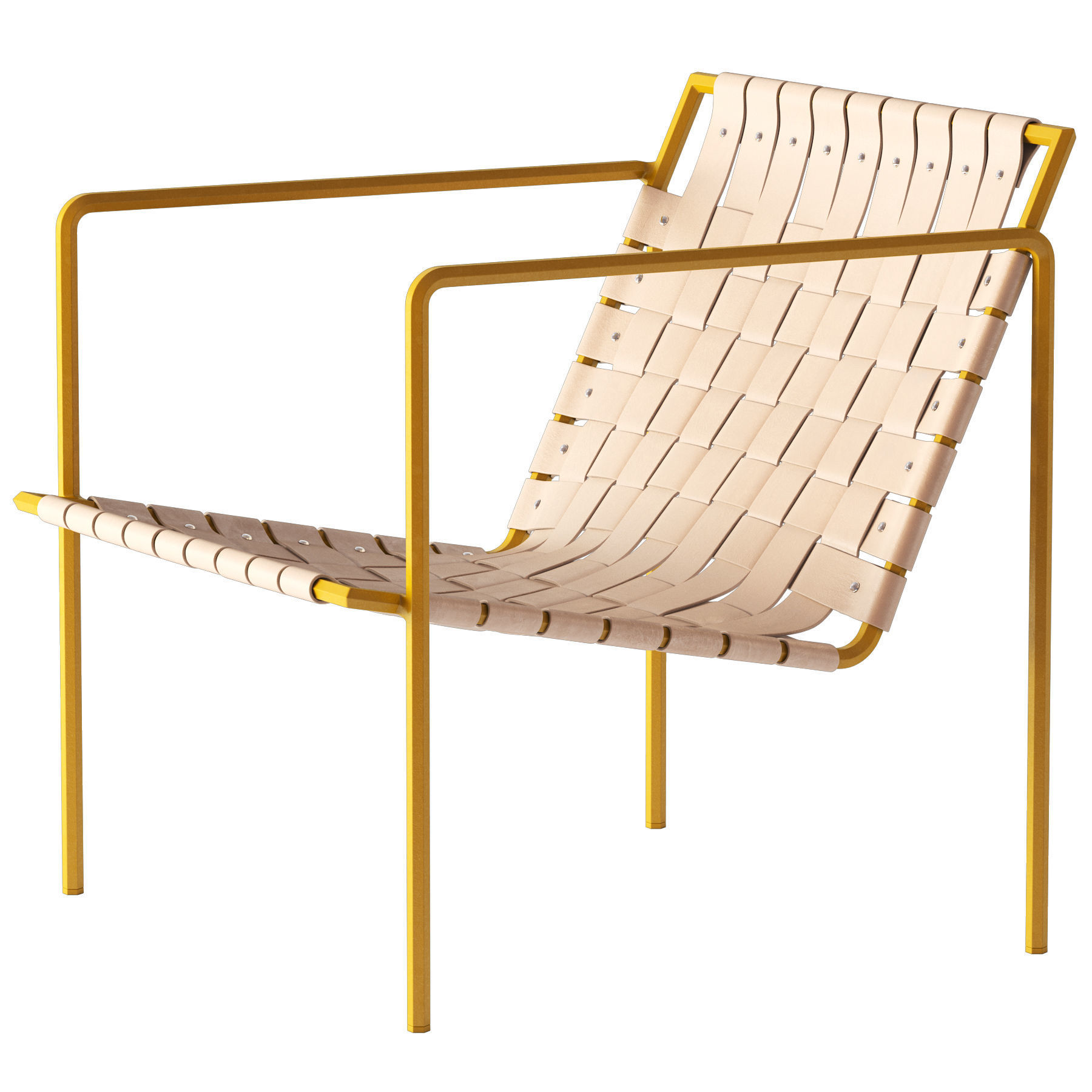 Eric Trine Rod Weave Chair 3D model_2