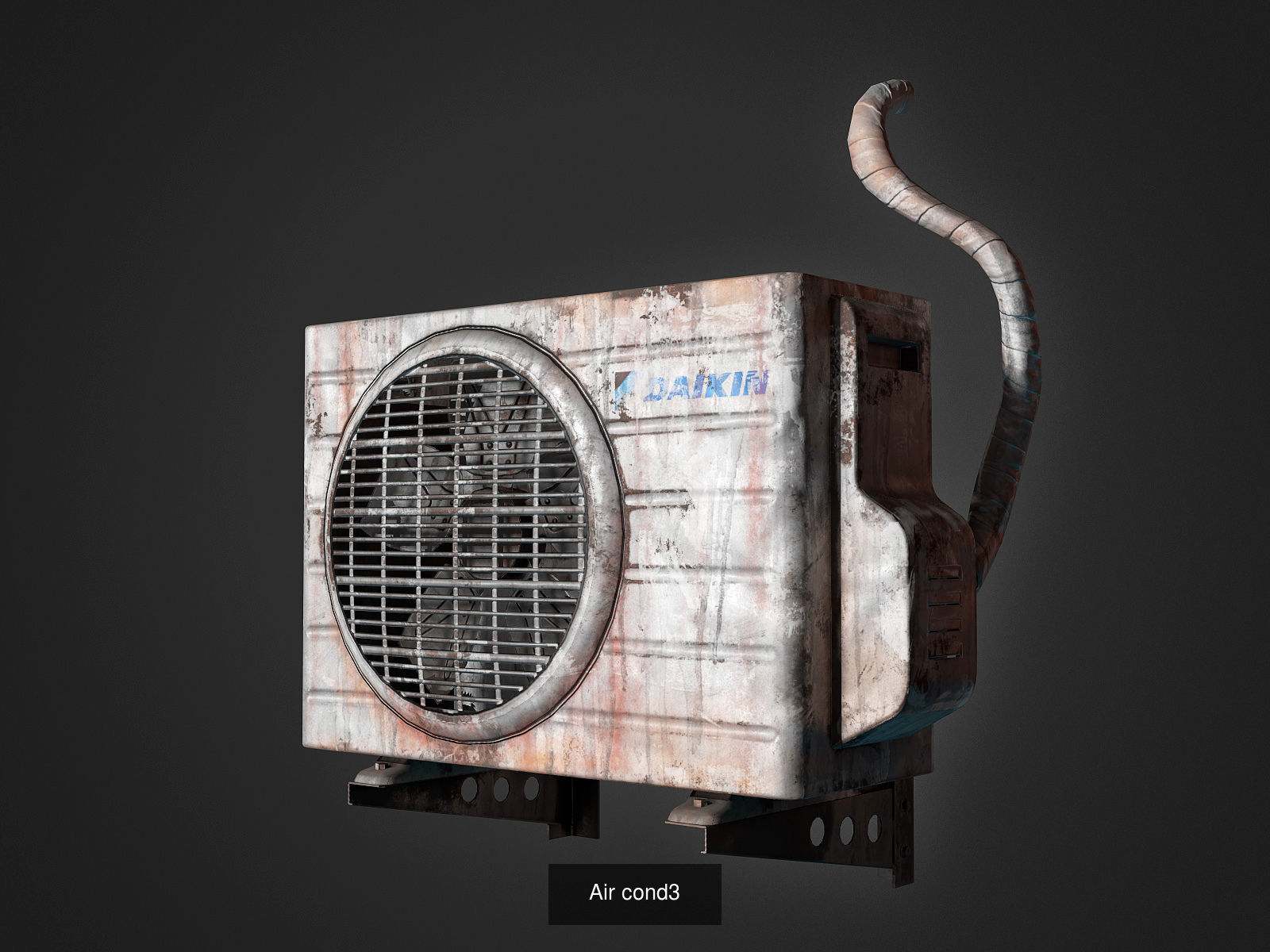 Backalley environment props 3D Model Collection_3