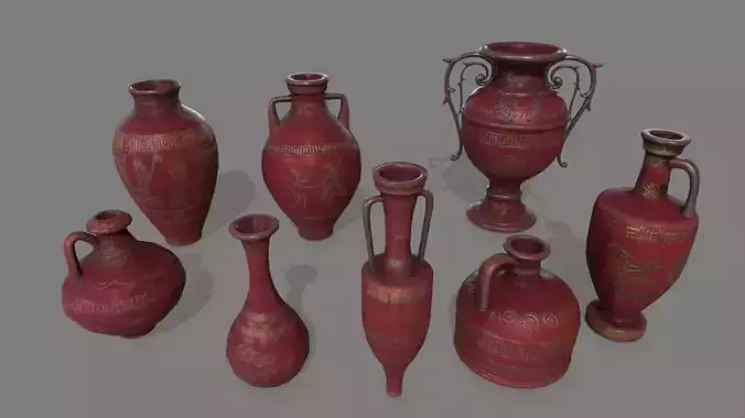 vase set greek