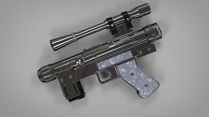 Lando Calrissian SE14R Blaster  3D print model