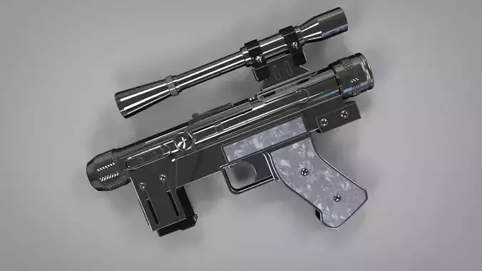 Lando Calrissian SE14R Blaster  3D print model