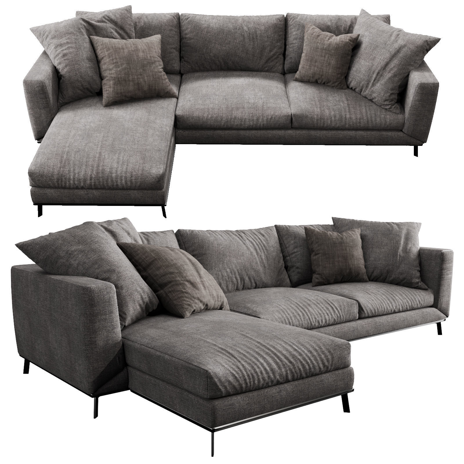 Boconcept Fargo Chaise Lounge 3D model_2