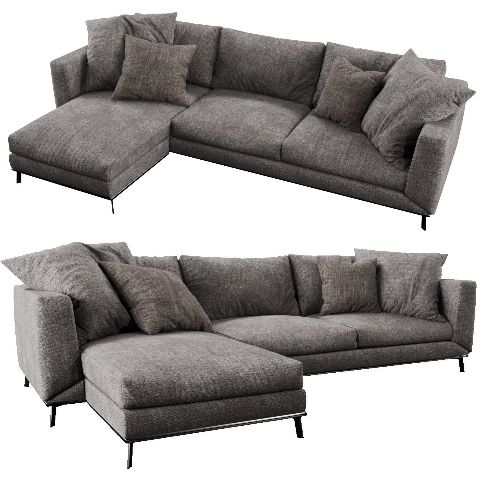 Boconcept Fargo Chaise Lounge 3D model_3