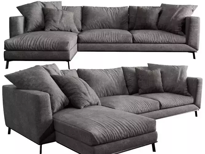Boconcept Fargo Chaise Lounge 3D model