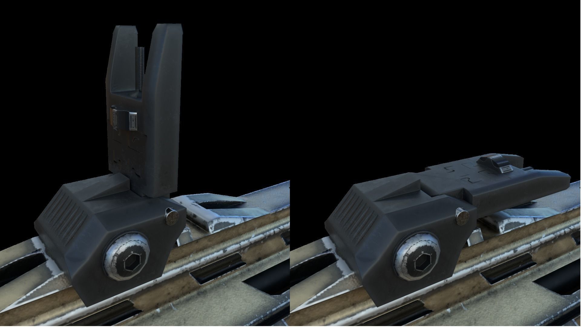 Modular Combat Rifle-Close Quarter Combat Variant  Low-poly 3D model_41