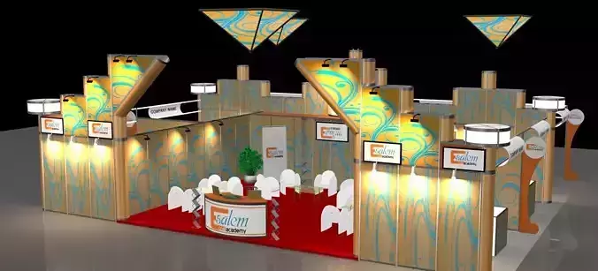 Exhibition booth 20x20 Octanorm system