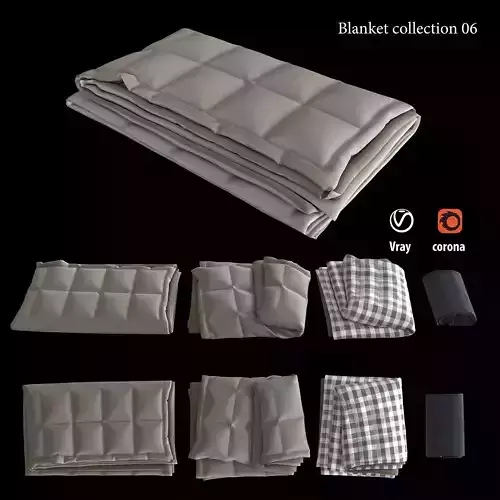 Blanket collection 06 3D model
