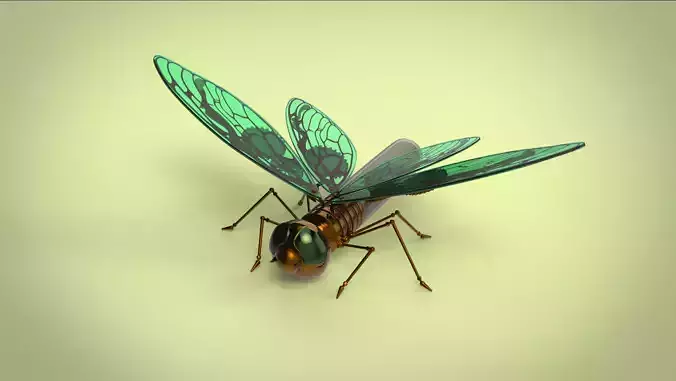 Butterfly mechanical steampunk