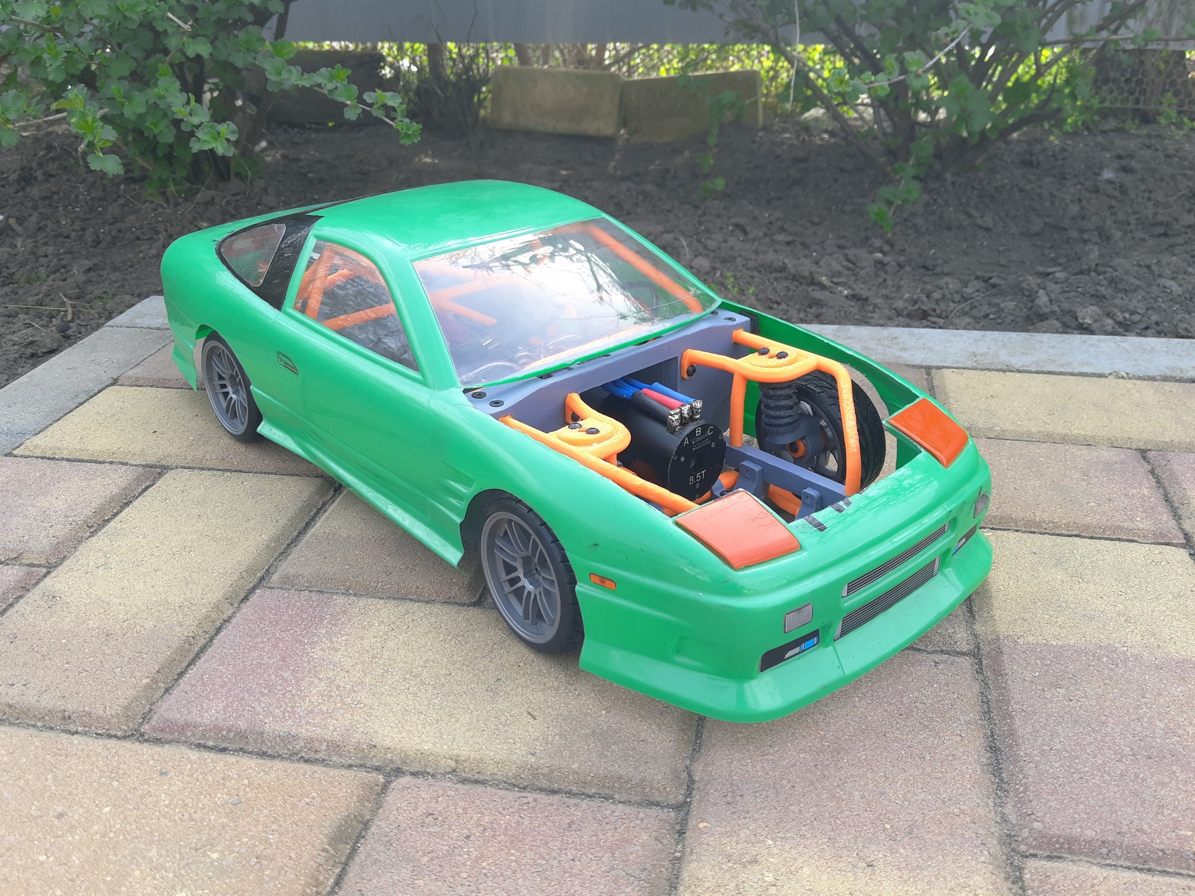 1-10 RC Drift Chassis 3D print model_9