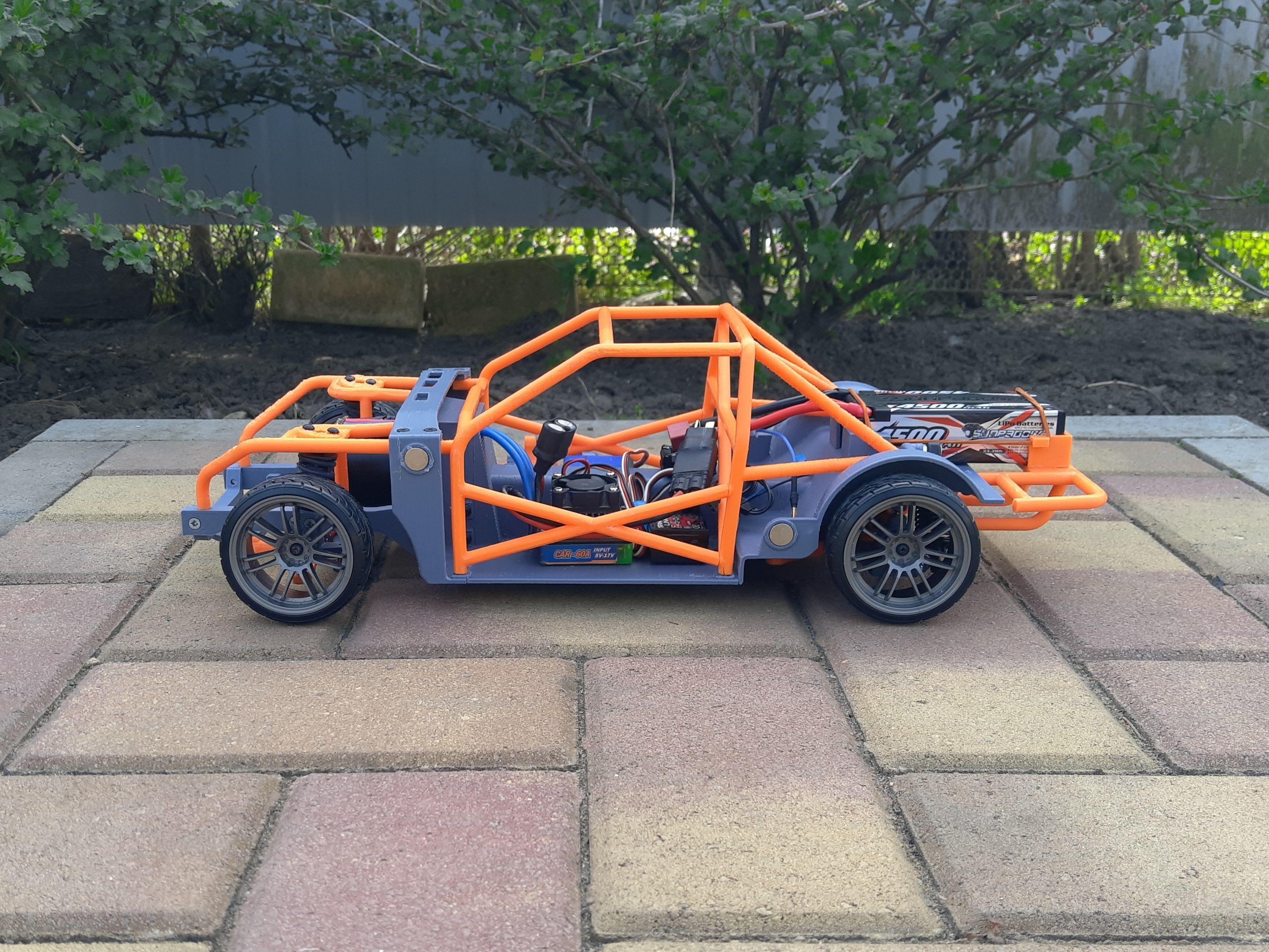 1-10 RC Drift Chassis 3D print model_2