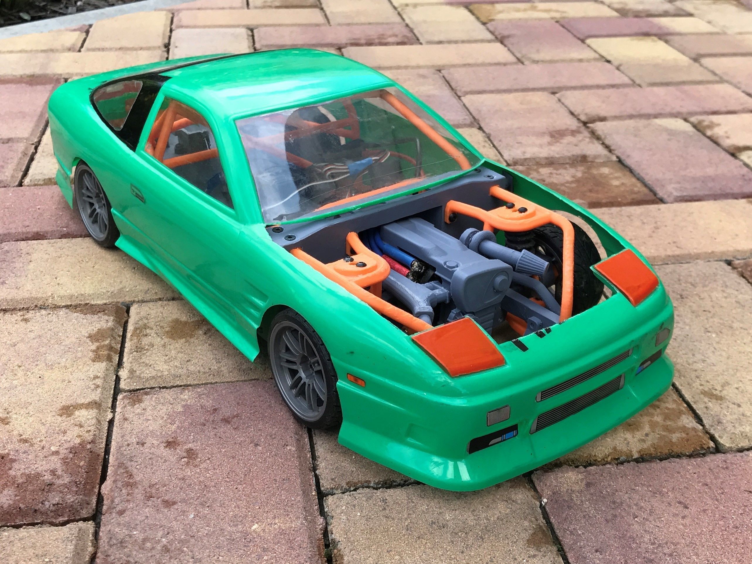 1-10 RC Drift Chassis 3D print model_7