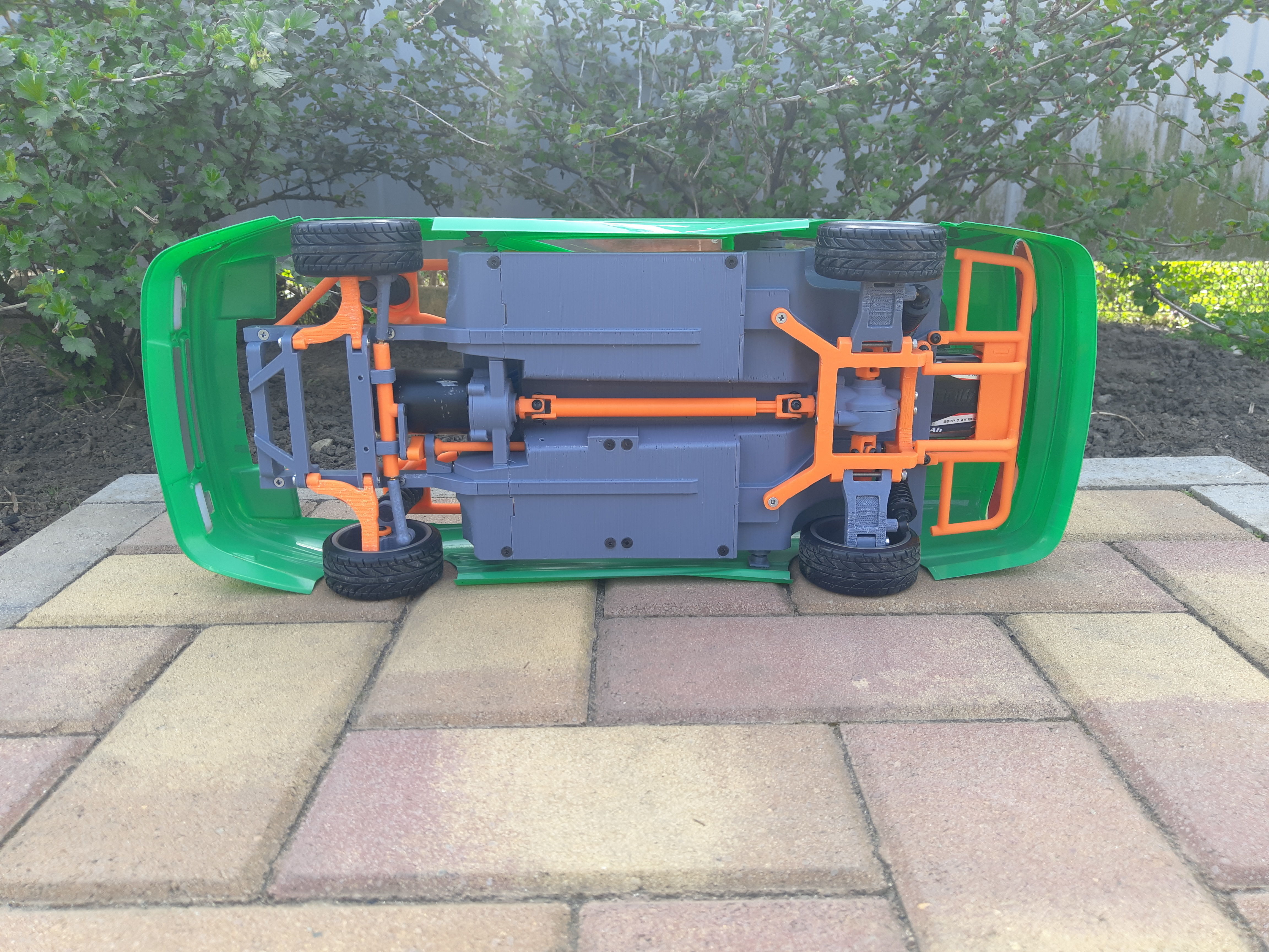 1-10 RC Drift Chassis 3D print model_10