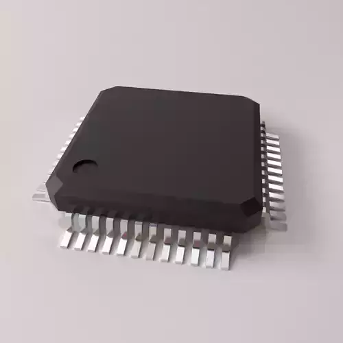 QFP IC 3D model