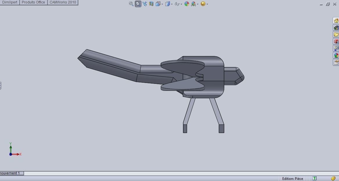 dragonfly robot 3D print model_2