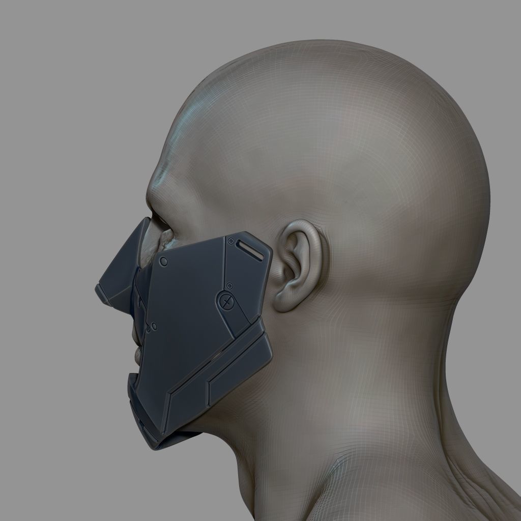 Ruiner Armor Mask 3d Print 3D print model_4