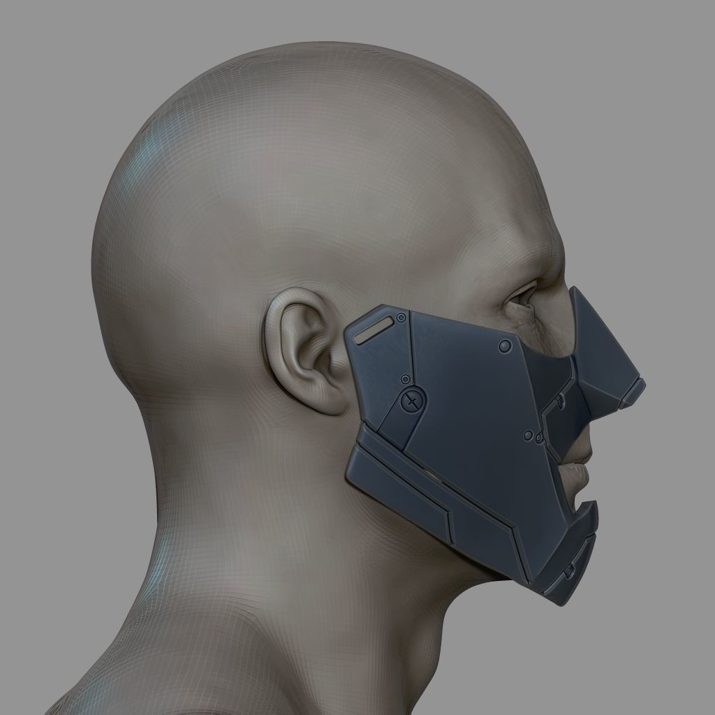 Ruiner Armor Mask 3d Print 3D print model_3
